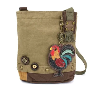 Patch Crossbody - Rooster - olive