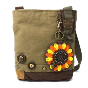 Patch Crossbody - Sunflower - olive
