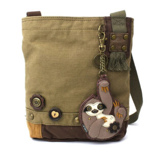 Patch Crossbody - Sloth - olive