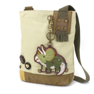 Patch Crossbody - Triceratops - sand