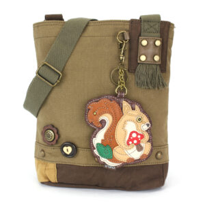 Patch Crossbody - Squirrel A - olive