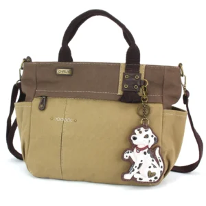 Multi Pocket Tote - Dalmatian - olive