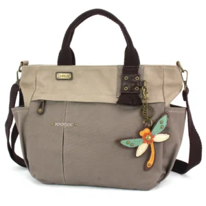 Multi Pocket Tote - Dragonfly - dark gray