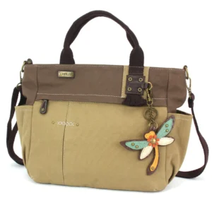 Multi Pocket Tote - Dragonfly - olive