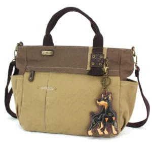 Multi Pocket Tote - Doberman - olive