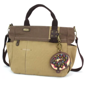 Multi Pocket Tote - Donut - olive