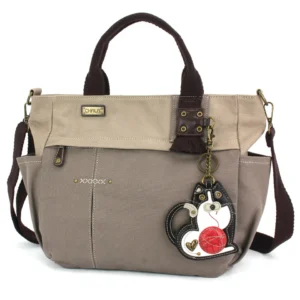 Multi Pocket Tote - Fat Cat - dark gray