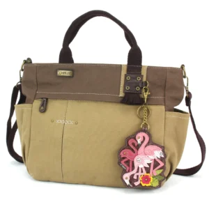 Multi Pocket Tote - Flamingo Group - olive