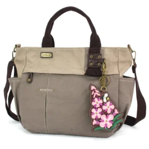 Multi Pocket Tote - Fireweed - dark gray