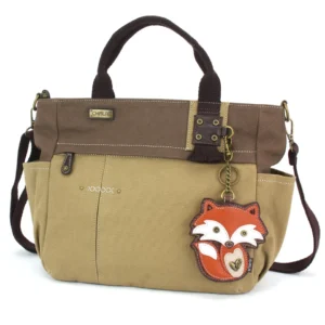 Multi Pocket Tote - Fox - olive