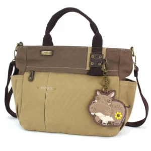 Multi Pocket Tote - Hippo - olive
