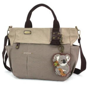 Multi Pocket Tote - Koala - dark gray