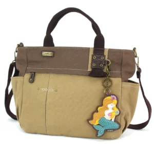 Multi Pocket Tote - Mermaid A - olive