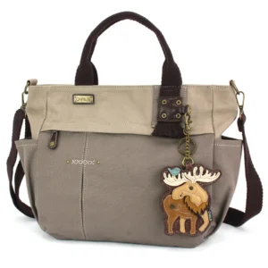 Multi Pocket Tote - Moose - dark gray