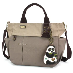 Multi Pocket Tote - New Panda - dark gray