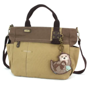 Multi Pocket Tote - Otters - olive