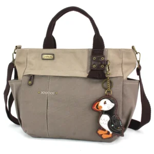 Multi Pocket Tote - Puffin - dark gray