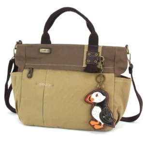 Multi Pocket Tote - Puffin - olive