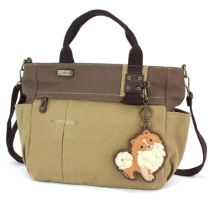 Multi Pocket Tote - Pomeranian - olive