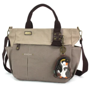 Multi Pocket Tote - Penguin - dark gray