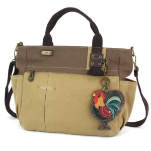 Multi Pocket Tote - Rooster - olive