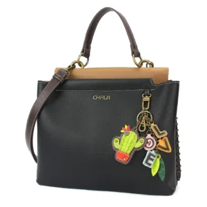 Charming Satchel - Charming Charms Cactus+LOVE - black