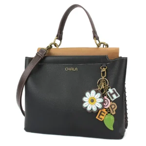 Charming Satchel - Charming Charms Daisy+HOPE - black