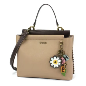 Charming Satchel - Charming Charms Daisy+HOPE - taupe