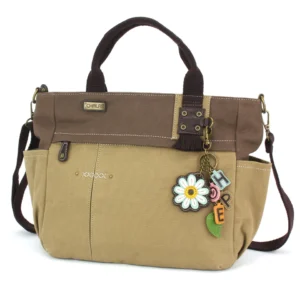 Multi Pocket Tote - Charming Charms Daisy+HOPE - olive