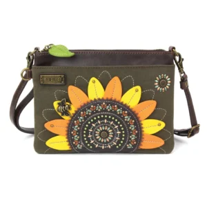 Dazzled Mini Crossbody - Sunflower - olive