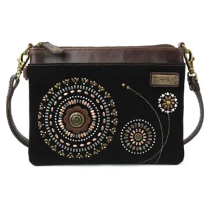 Dazzled Mini Crossbody - Starburst - black