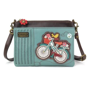 LaserCut MiniCrossbody - Bicycle - teal