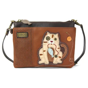 LaserCut MiniCrossbody - Cat Gen II - brown