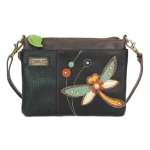 LaserCut MiniCrossbody - Dragonfly - black