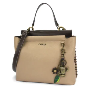 Charming Satchel - Metal Charming Cactus - taupe