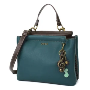 Charming Satchel - Metal Charming Clef - turquoise
