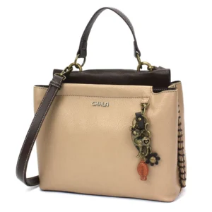 Charming Satchel - Metal Charming Slim Cat - taupe