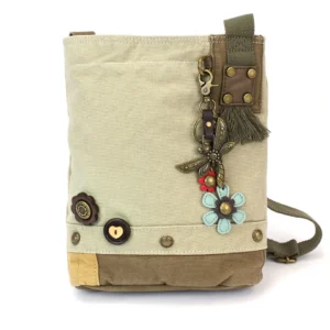 Patch Crossbody - Metal Charming Dragonfly - sand