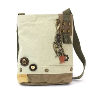 Patch Crossbody - Metal Charming Slim Cat - sand