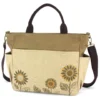 Canvas Print Pocket Tote - Sunflower - sand - Image 2