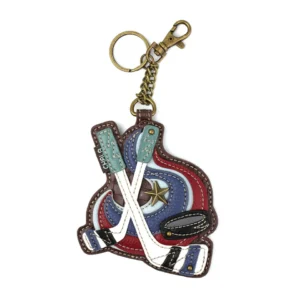 Coin Purse / Key Fob - Hockey