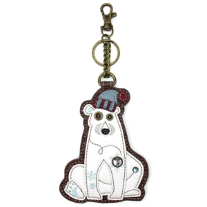 Coin Purse / Key Fob - Polar Bear
