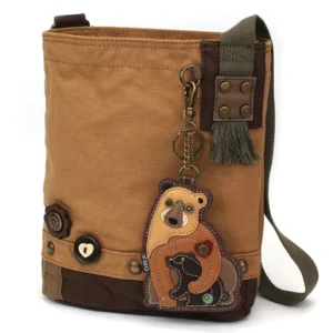 Patch Crossbody - Two Bears - brown