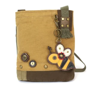 Patch Crossbody - Bee - brown