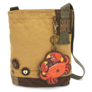 Patch Crossbody - Crab - orange - brown