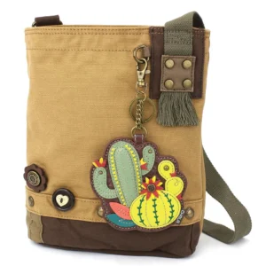Patch Crossbody - Cactus - brown