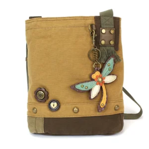 Patch Crossbody - Dragonfly - brown