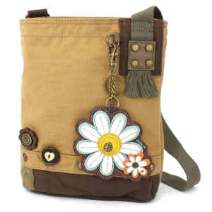 Patch Crossbody - Daisy - brown