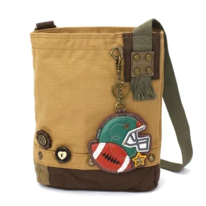 Patch Crossbody - Football - brown