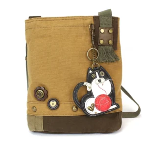 Patch Crossbody - Fat Cat - brown